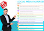 manage your monthly social media with posts content and scheduling